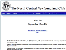 Tablet Screenshot of northcentralnewf.org